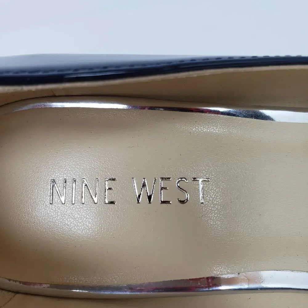 Nine West Andes Womens Size 9.5 Dark Blue Formal Point Toe Pump 2.75